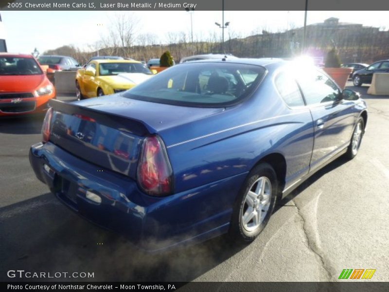 Laser Blue Metallic / Medium Gray 2005 Chevrolet Monte Carlo LS