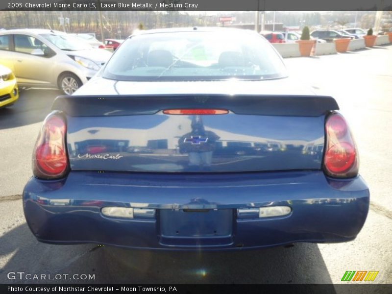 Laser Blue Metallic / Medium Gray 2005 Chevrolet Monte Carlo LS