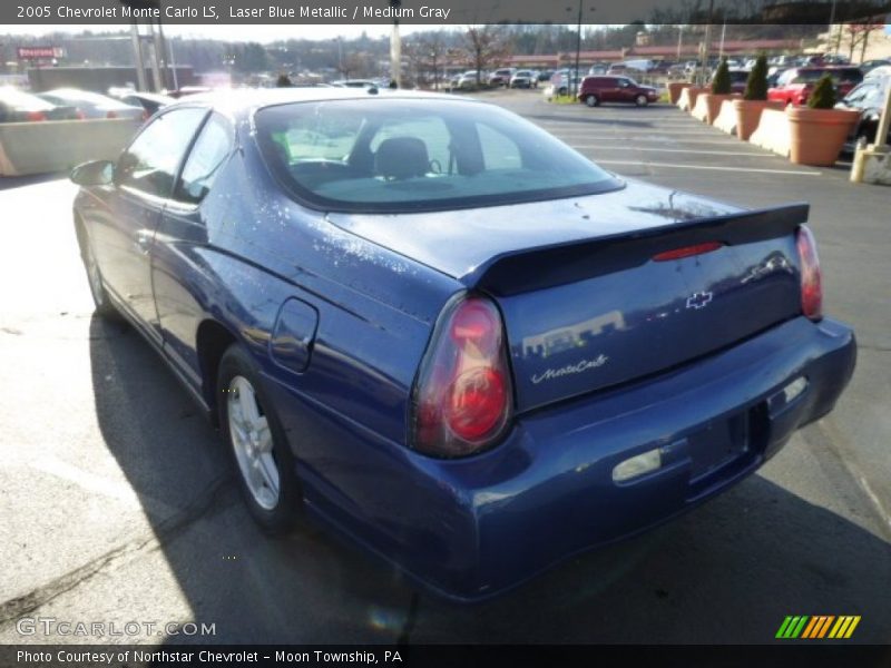 Laser Blue Metallic / Medium Gray 2005 Chevrolet Monte Carlo LS