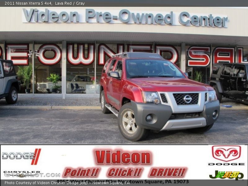 Lava Red / Gray 2011 Nissan Xterra S 4x4