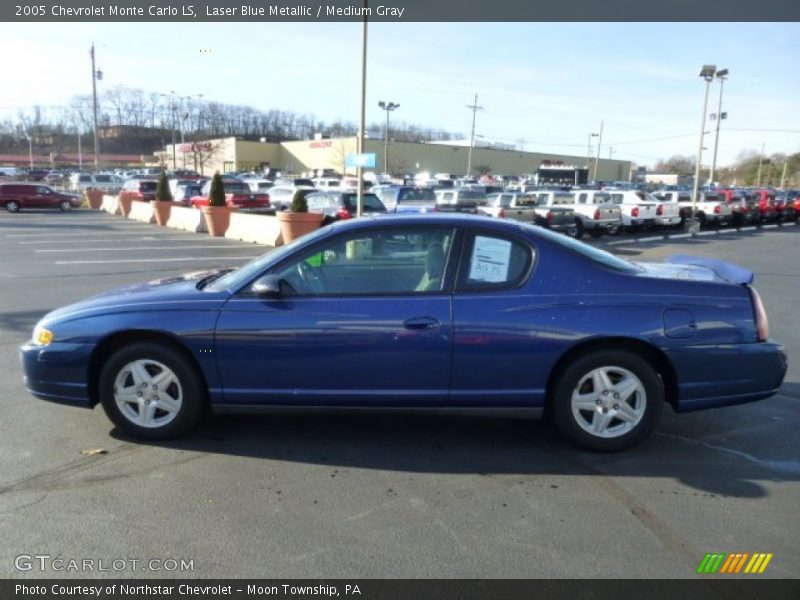 Laser Blue Metallic / Medium Gray 2005 Chevrolet Monte Carlo LS