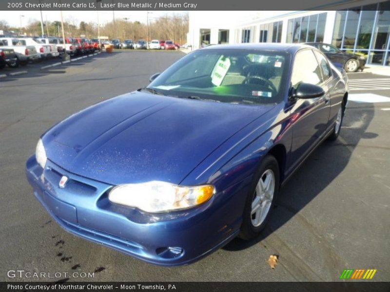 Laser Blue Metallic / Medium Gray 2005 Chevrolet Monte Carlo LS