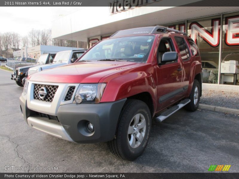 Lava Red / Gray 2011 Nissan Xterra S 4x4