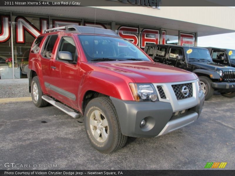 Lava Red / Gray 2011 Nissan Xterra S 4x4