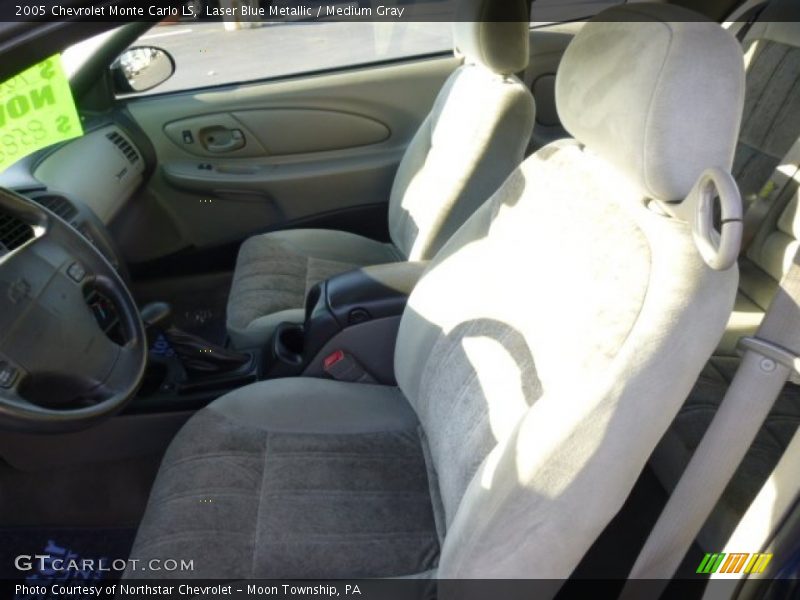 Laser Blue Metallic / Medium Gray 2005 Chevrolet Monte Carlo LS