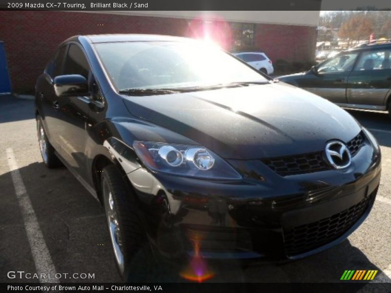Brilliant Black / Sand 2009 Mazda CX-7 Touring
