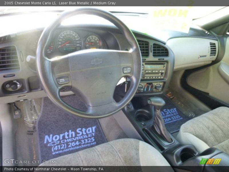 Laser Blue Metallic / Medium Gray 2005 Chevrolet Monte Carlo LS
