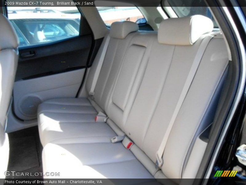 Brilliant Black / Sand 2009 Mazda CX-7 Touring