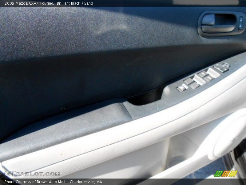 Brilliant Black / Sand 2009 Mazda CX-7 Touring