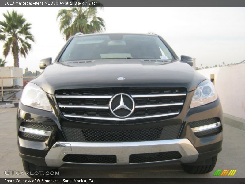 Black / Black 2013 Mercedes-Benz ML 350 4Matic