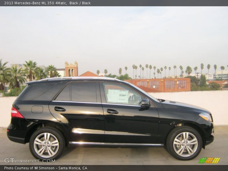 Black / Black 2013 Mercedes-Benz ML 350 4Matic
