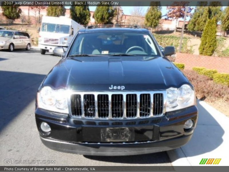 Black / Medium Slate Gray 2007 Jeep Grand Cherokee Limited 4x4