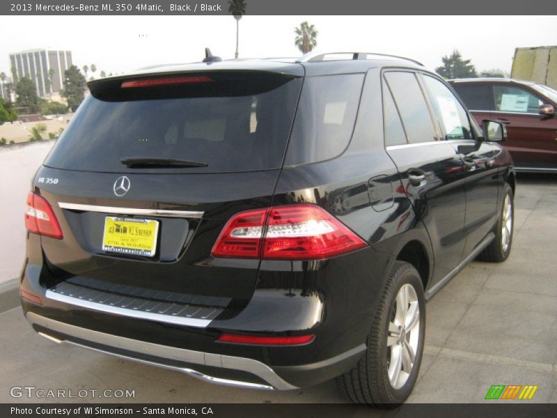 Black / Black 2013 Mercedes-Benz ML 350 4Matic