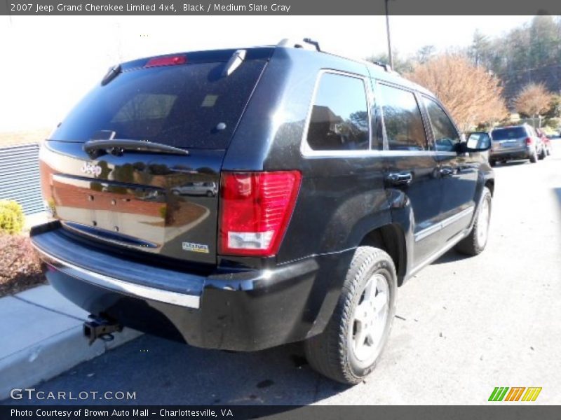 Black / Medium Slate Gray 2007 Jeep Grand Cherokee Limited 4x4