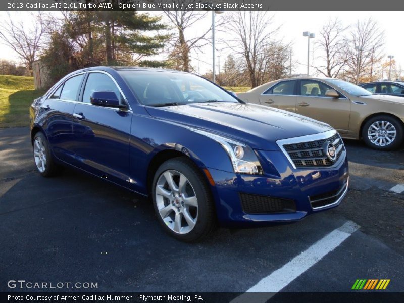 Opulent Blue Metallic / Jet Black/Jet Black Accents 2013 Cadillac ATS 2.0L Turbo AWD