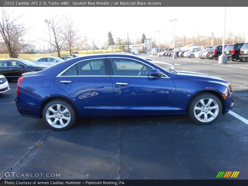 Opulent Blue Metallic / Jet Black/Jet Black Accents 2013 Cadillac ATS 2.0L Turbo AWD
