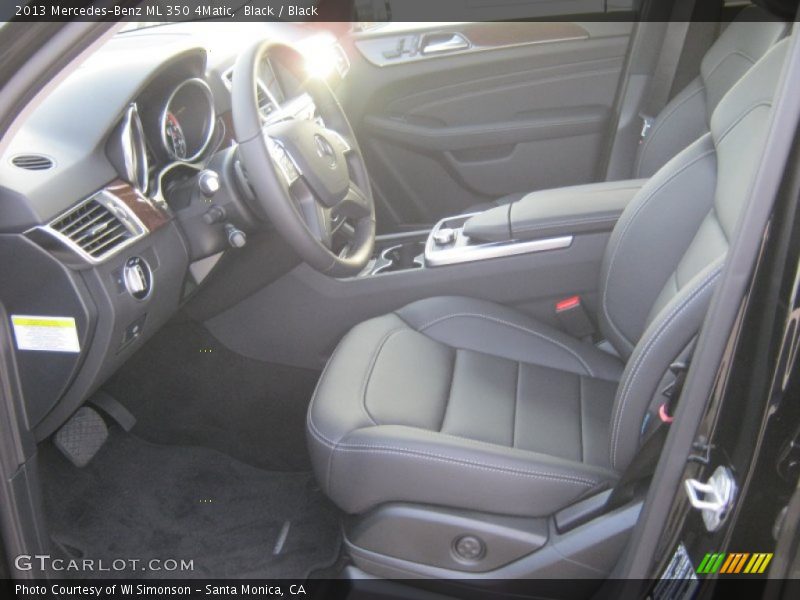 Black / Black 2013 Mercedes-Benz ML 350 4Matic
