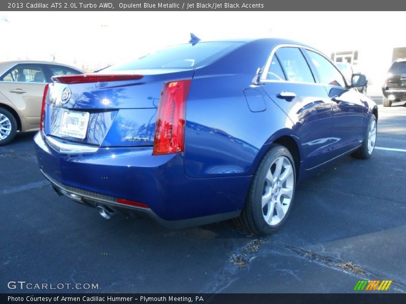 Opulent Blue Metallic / Jet Black/Jet Black Accents 2013 Cadillac ATS 2.0L Turbo AWD