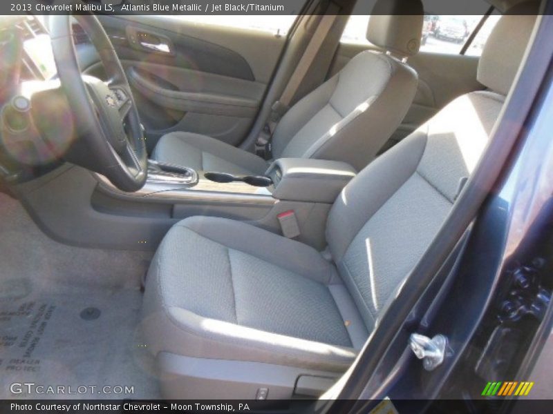 Atlantis Blue Metallic / Jet Black/Titanium 2013 Chevrolet Malibu LS