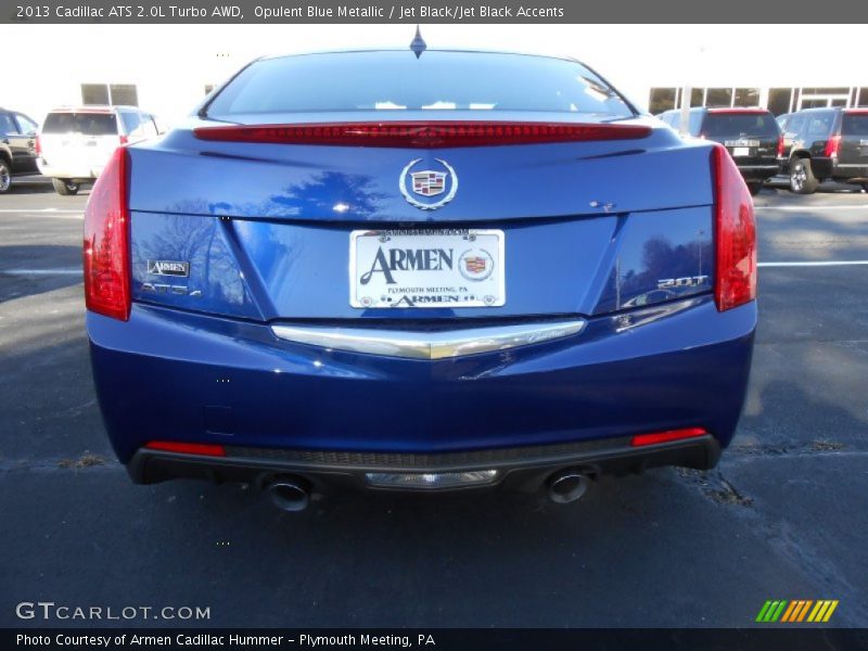 Opulent Blue Metallic / Jet Black/Jet Black Accents 2013 Cadillac ATS 2.0L Turbo AWD
