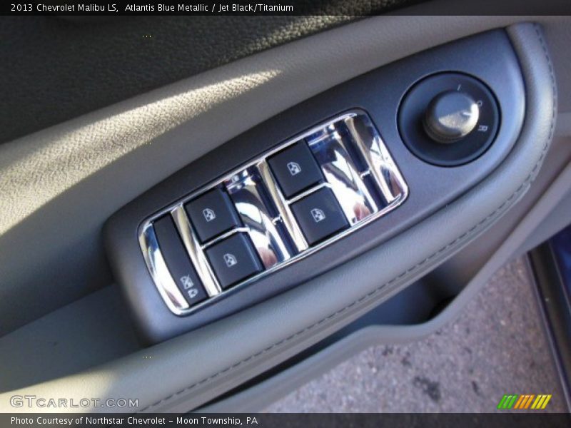 Atlantis Blue Metallic / Jet Black/Titanium 2013 Chevrolet Malibu LS
