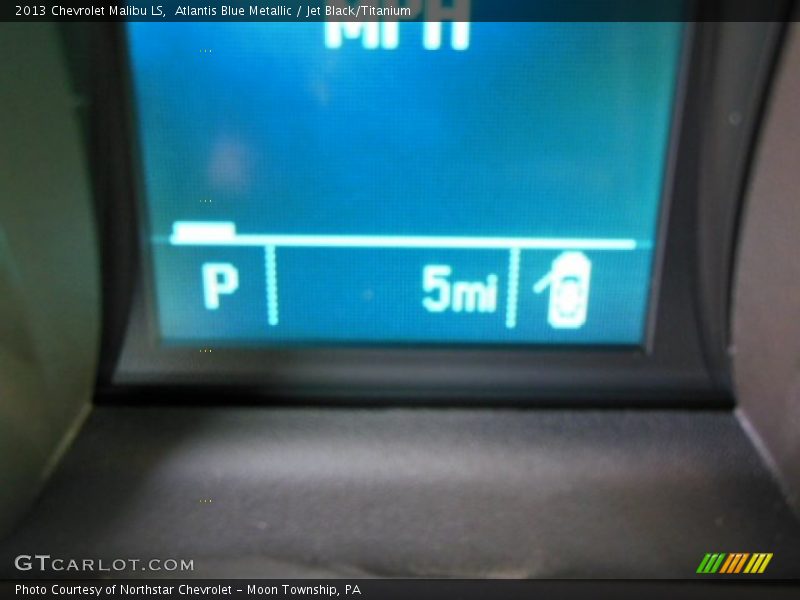 Atlantis Blue Metallic / Jet Black/Titanium 2013 Chevrolet Malibu LS