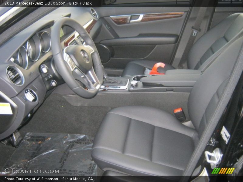 Black / Black 2013 Mercedes-Benz C 350 Sport
