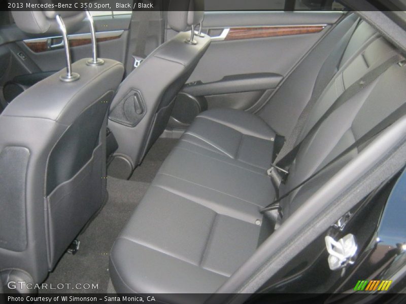 Black / Black 2013 Mercedes-Benz C 350 Sport