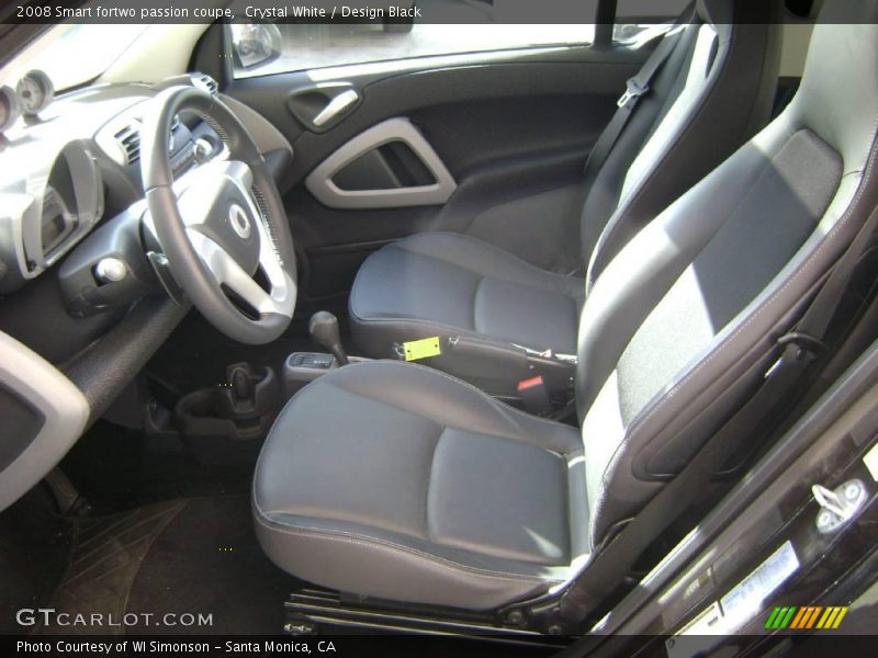 Crystal White / Design Black 2008 Smart fortwo passion coupe