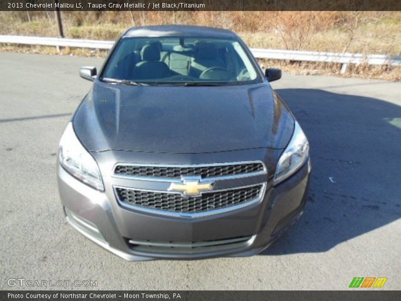 Taupe Gray Metallic / Jet Black/Titanium 2013 Chevrolet Malibu LS
