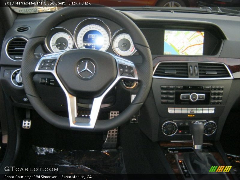 Black / Black 2013 Mercedes-Benz C 350 Sport