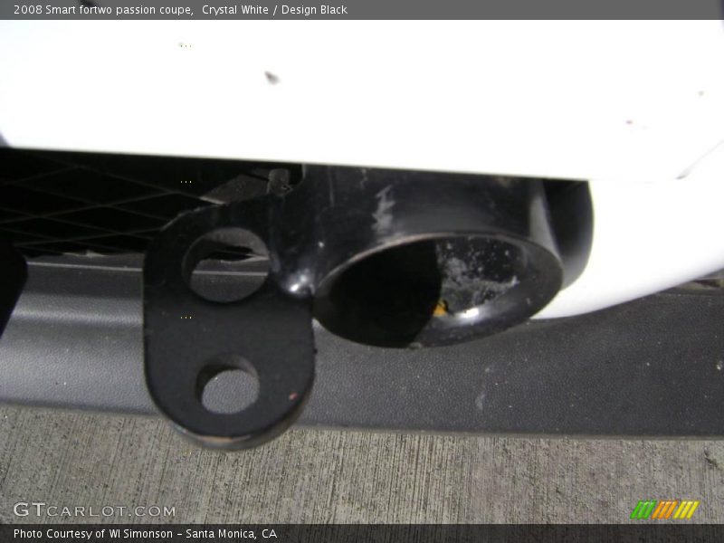 Crystal White / Design Black 2008 Smart fortwo passion coupe