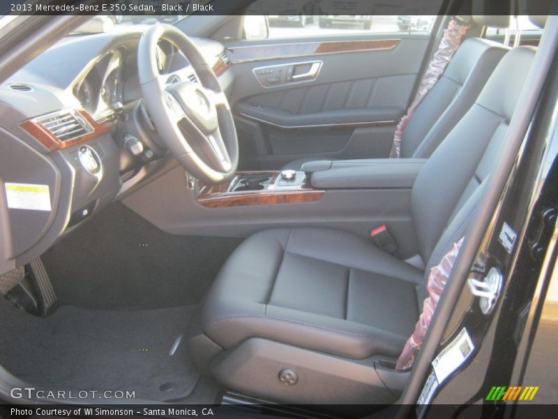 Black / Black 2013 Mercedes-Benz E 350 Sedan