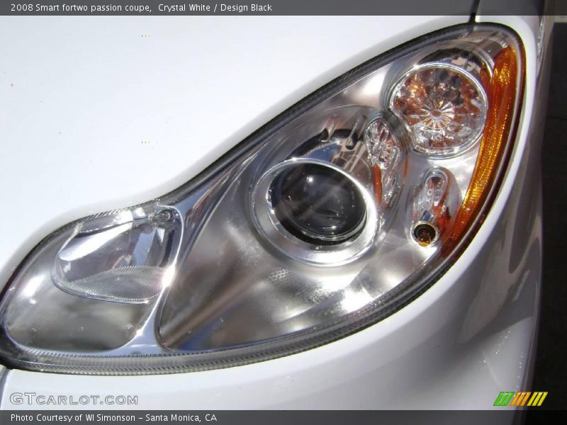 Crystal White / Design Black 2008 Smart fortwo passion coupe