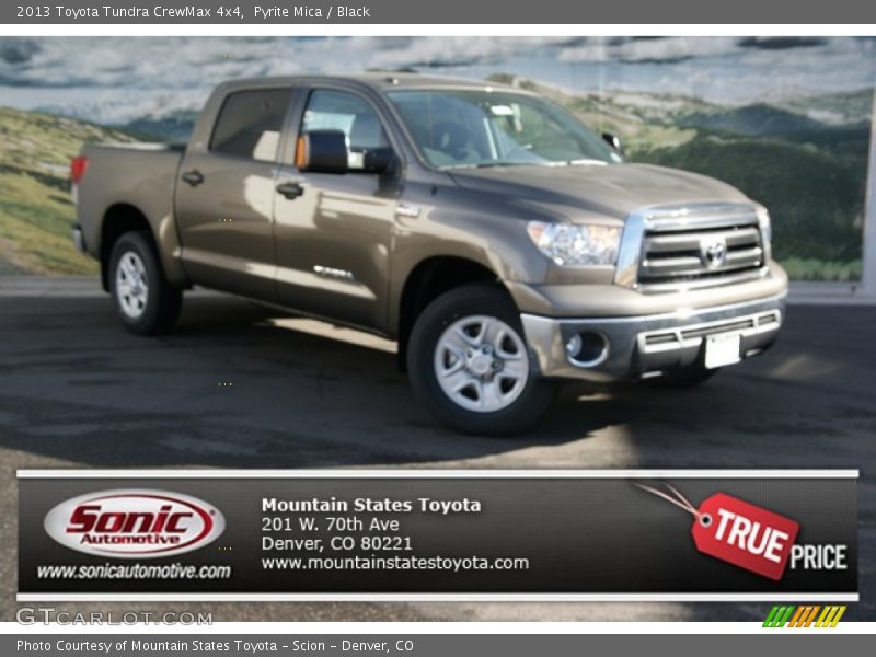 Pyrite Mica / Black 2013 Toyota Tundra CrewMax 4x4