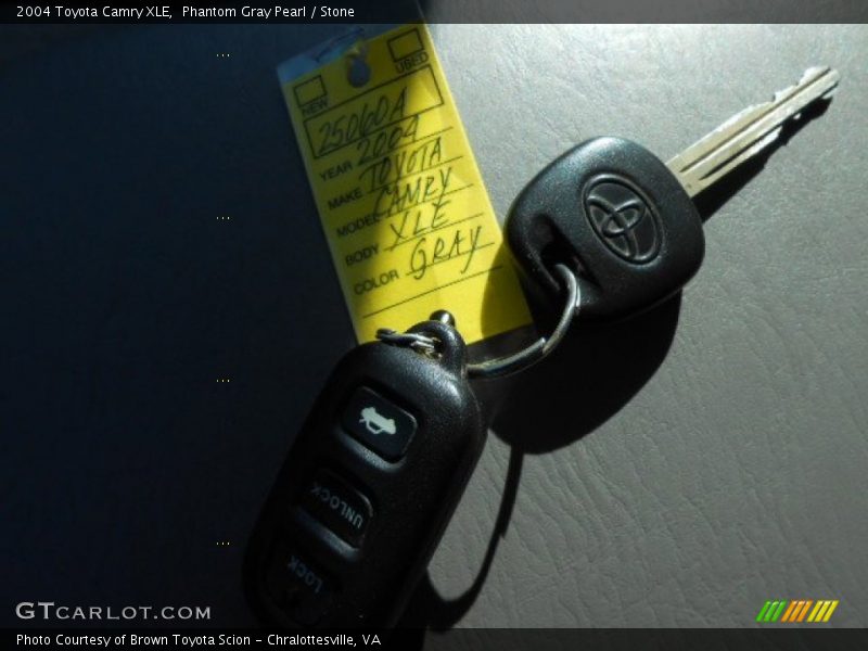 Phantom Gray Pearl / Stone 2004 Toyota Camry XLE