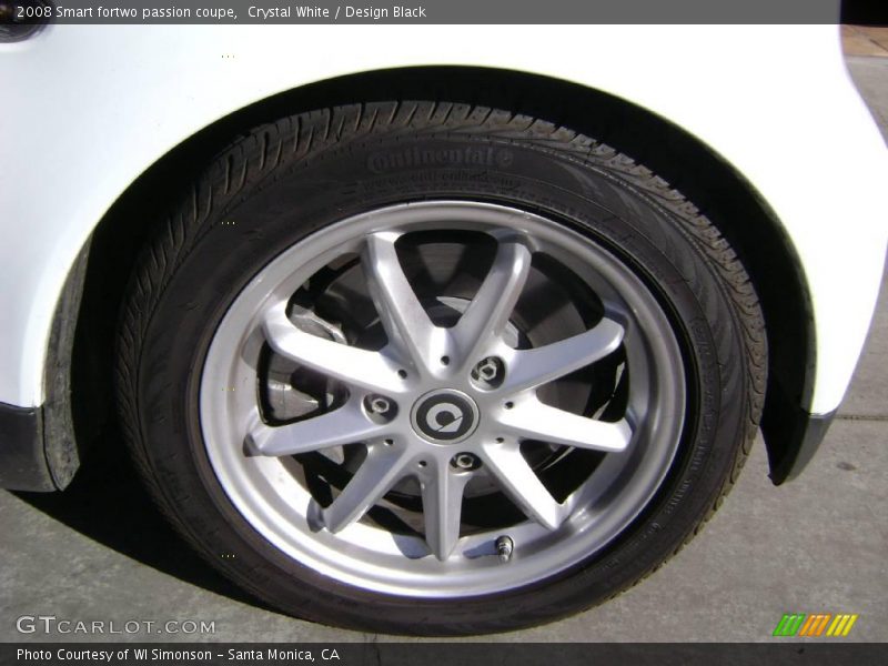 Crystal White / Design Black 2008 Smart fortwo passion coupe