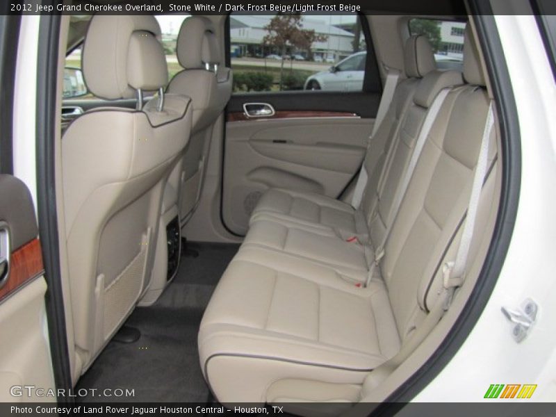 Stone White / Dark Frost Beige/Light Frost Beige 2012 Jeep Grand Cherokee Overland