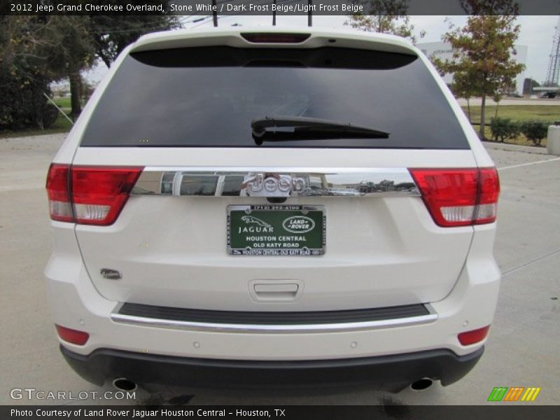 Stone White / Dark Frost Beige/Light Frost Beige 2012 Jeep Grand Cherokee Overland