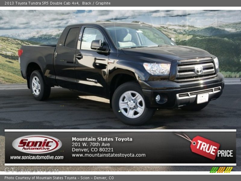 Black / Graphite 2013 Toyota Tundra SR5 Double Cab 4x4