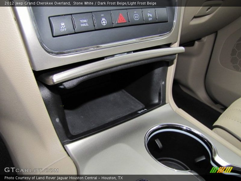 Stone White / Dark Frost Beige/Light Frost Beige 2012 Jeep Grand Cherokee Overland