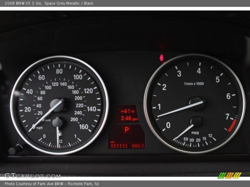 Space Grey Metallic / Black 2008 BMW X5 3.0si