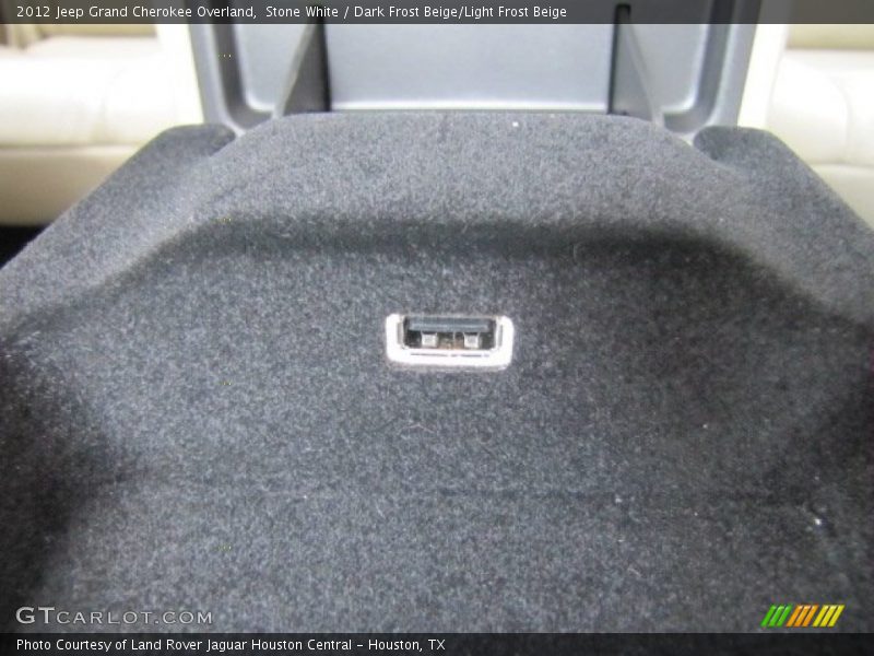 Stone White / Dark Frost Beige/Light Frost Beige 2012 Jeep Grand Cherokee Overland