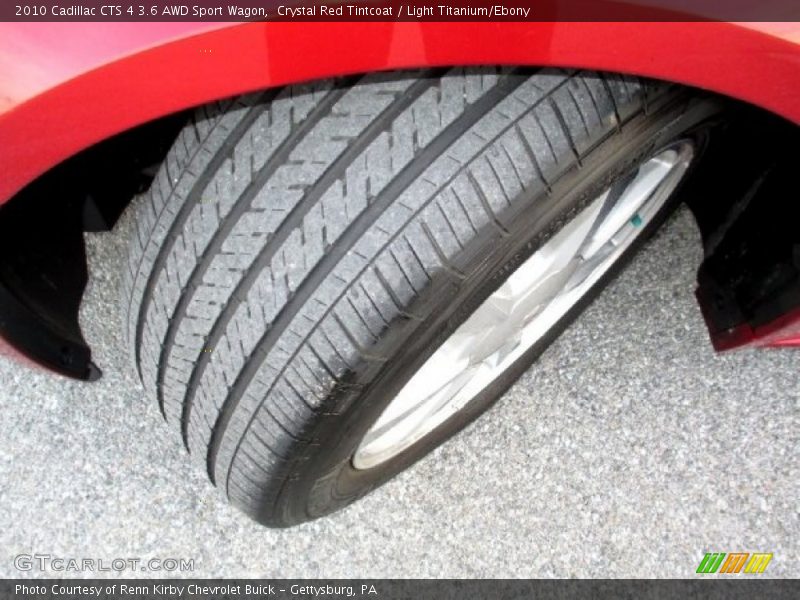 Crystal Red Tintcoat / Light Titanium/Ebony 2010 Cadillac CTS 4 3.6 AWD Sport Wagon