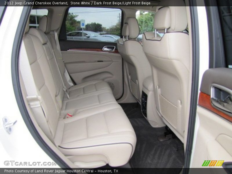 Stone White / Dark Frost Beige/Light Frost Beige 2012 Jeep Grand Cherokee Overland
