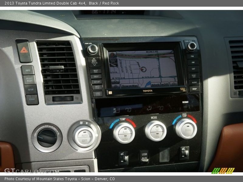 Black / Red Rock 2013 Toyota Tundra Limited Double Cab 4x4