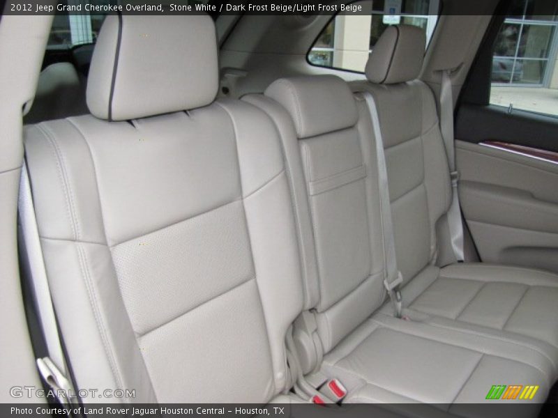 Stone White / Dark Frost Beige/Light Frost Beige 2012 Jeep Grand Cherokee Overland