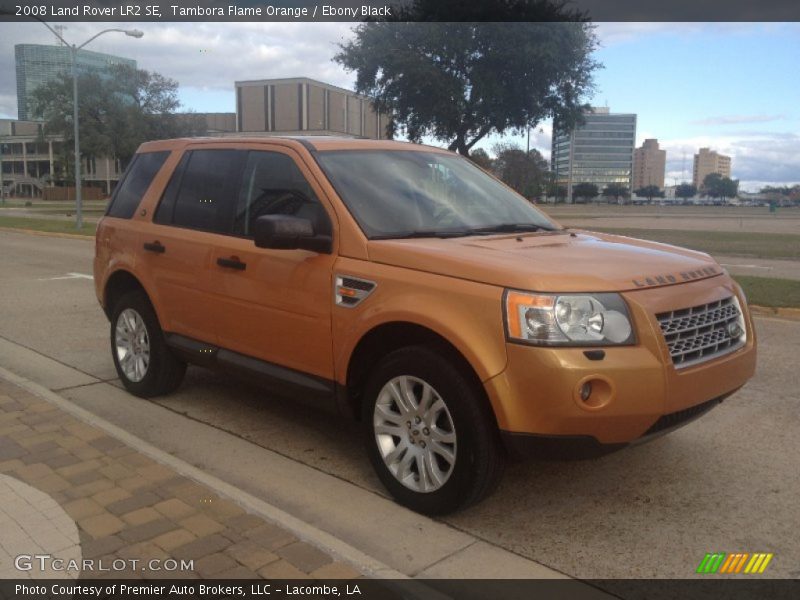 Tambora Flame Orange / Ebony Black 2008 Land Rover LR2 SE