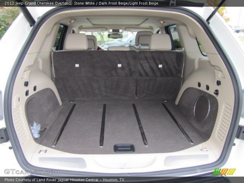 Stone White / Dark Frost Beige/Light Frost Beige 2012 Jeep Grand Cherokee Overland
