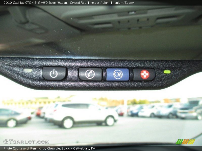 Crystal Red Tintcoat / Light Titanium/Ebony 2010 Cadillac CTS 4 3.6 AWD Sport Wagon
